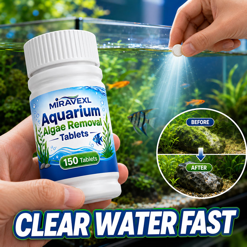 Planted Aquarium Equipment - MIRAVEXL 150 Aquarium Algae Removal Tablets,