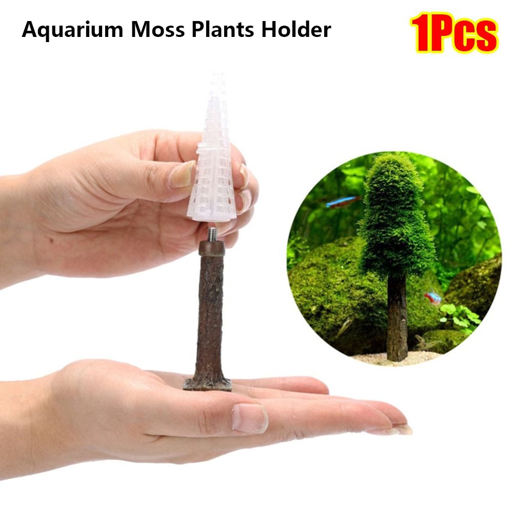 Aquarium Planted Background - Simulation Christmas Tree Aquarium Moss Plants