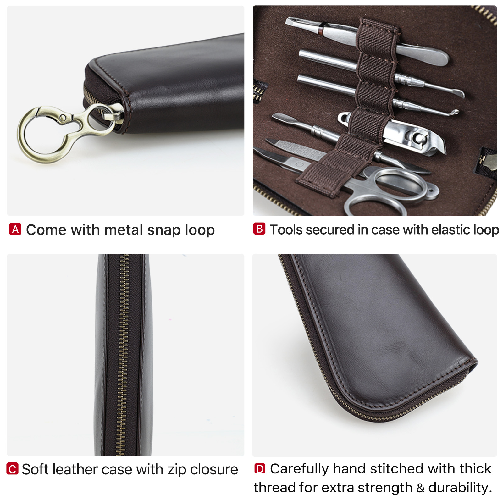 Genuine Leather Travel Case fo - Trimming Scissor Set ulasan dan harga
