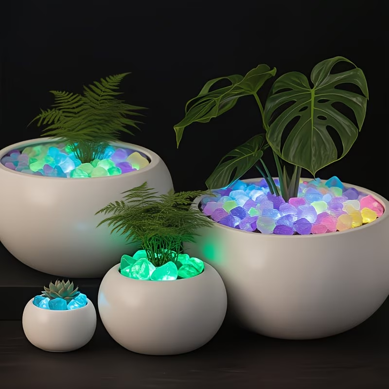 300PCS Luminous Pebble Set,0.9 - Planted Aquarium Equipment ulasan dan harga