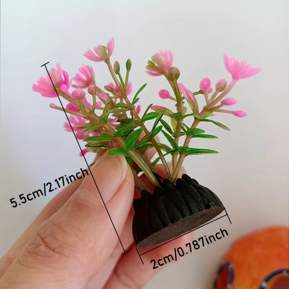 Plastic Artificial Aquarium Pl - Aquarium Planted Background ulasan dan harga