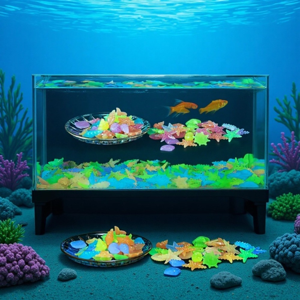 Glowing Luminous Ocean Stones  - Planted Aquarium Equipment ulasan dan harga