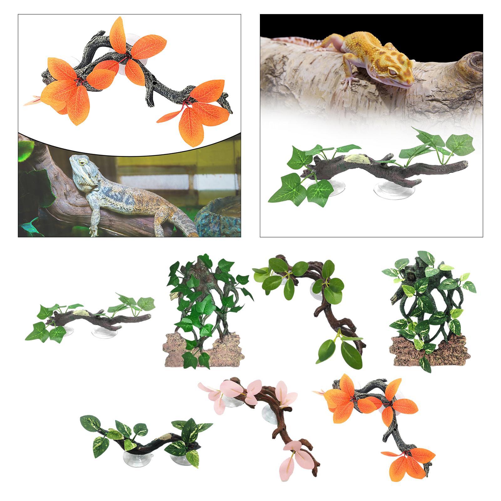 Gecko Plant Ornament Aquarium  - Aquarium Planted Background ulasan dan harga