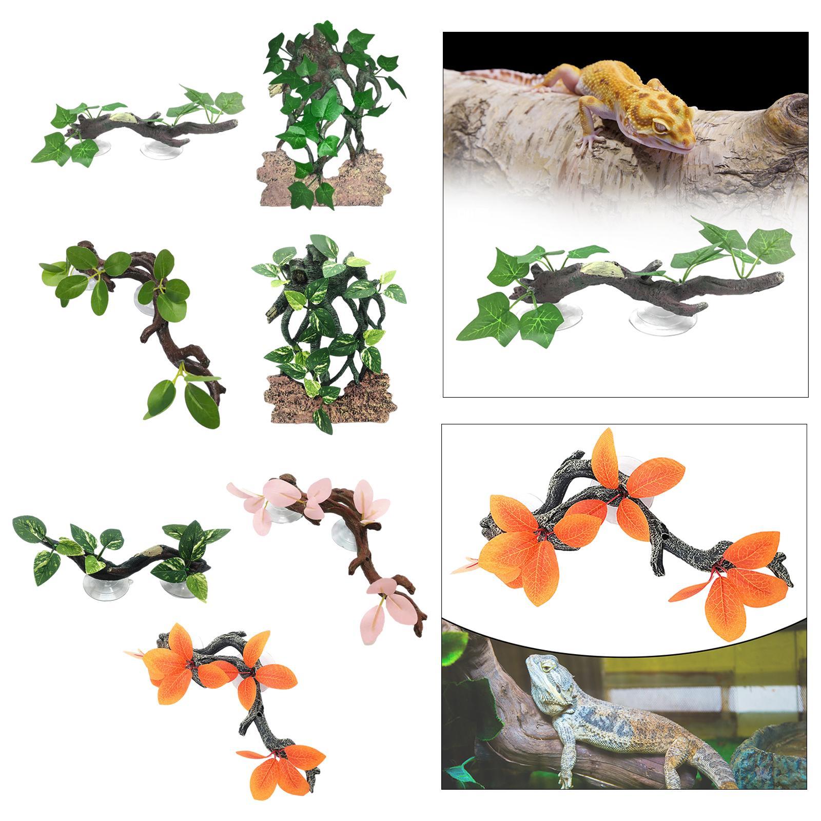Gecko Plant Ornament Aquarium  - Aquarium Planted Background ulasan dan harga