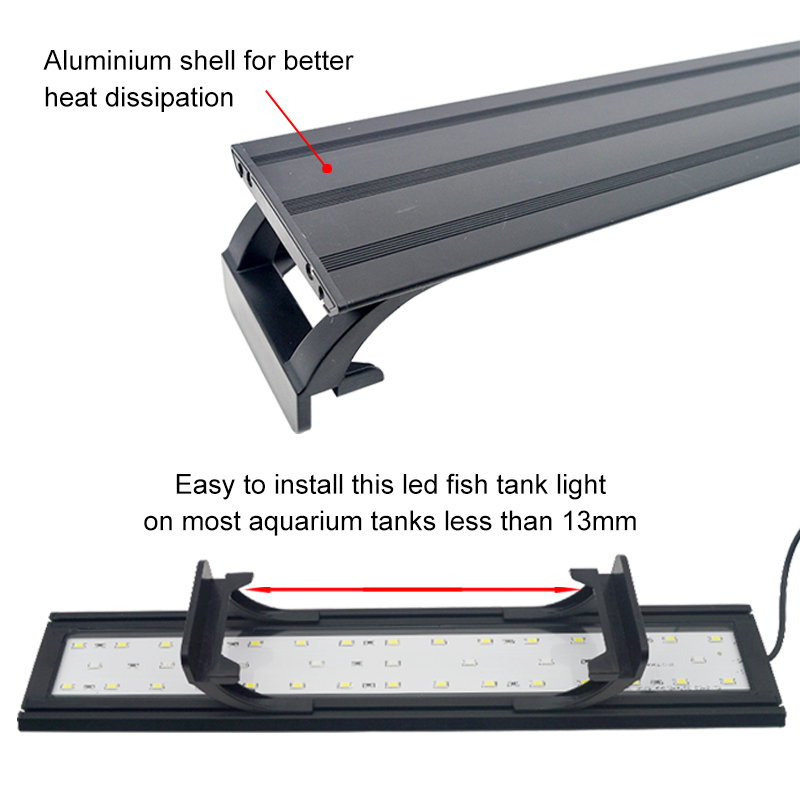 Aquarium LED Light for 16-64CM - Planted Aquarium Pendant Light ulasan dan harga