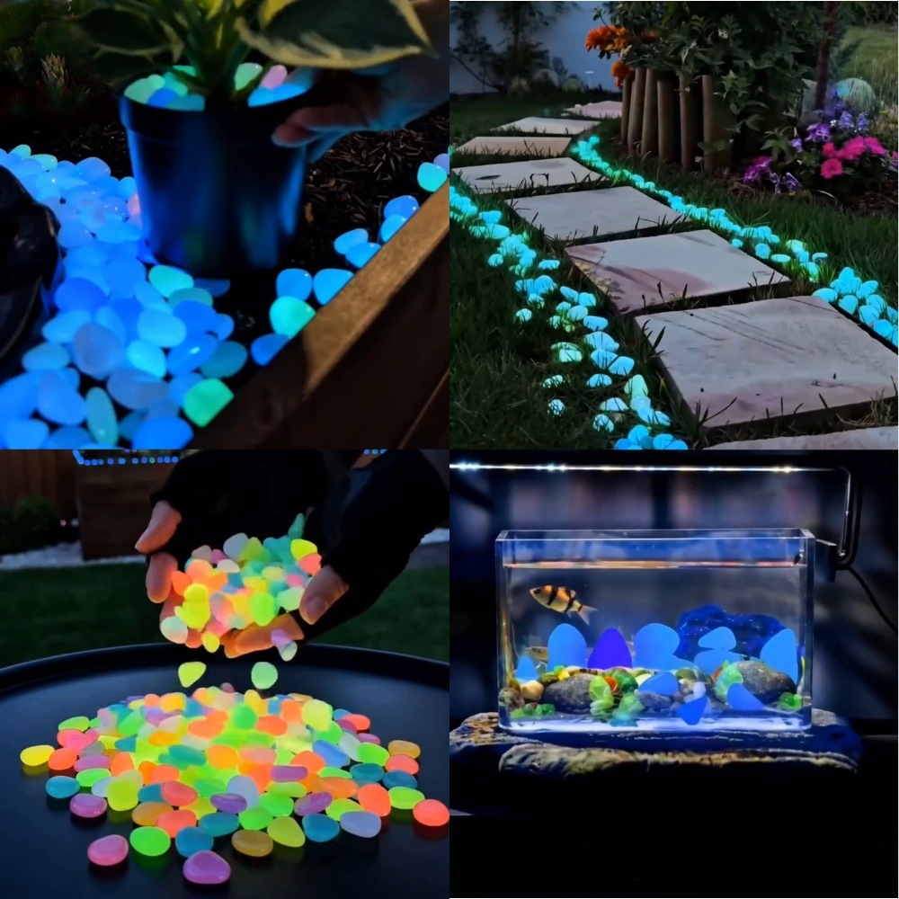 Colorful Glow In The Dark Lumi - Aquarium Plant Original ulasan dan harga