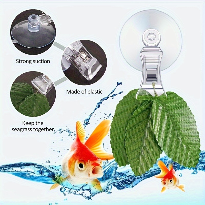 8pcs Fish Seaweed Clip Plant S - Planted Aquarium Equipment ulasan dan harga