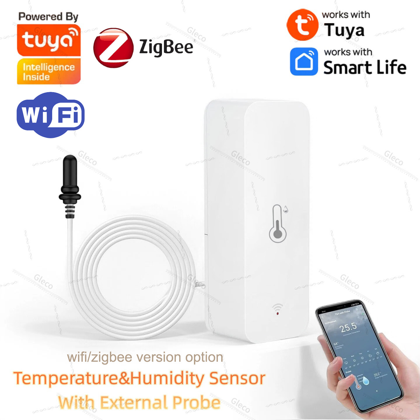 Tuya Wifi Zigbee Temperature a - Aquarium Plant Original ulasan dan harga