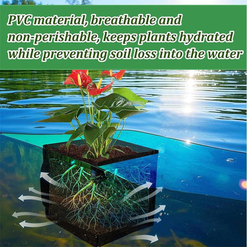 4 Pcs Black Mesh Pond Planting - Aquarium Plant Original ulasan dan harga