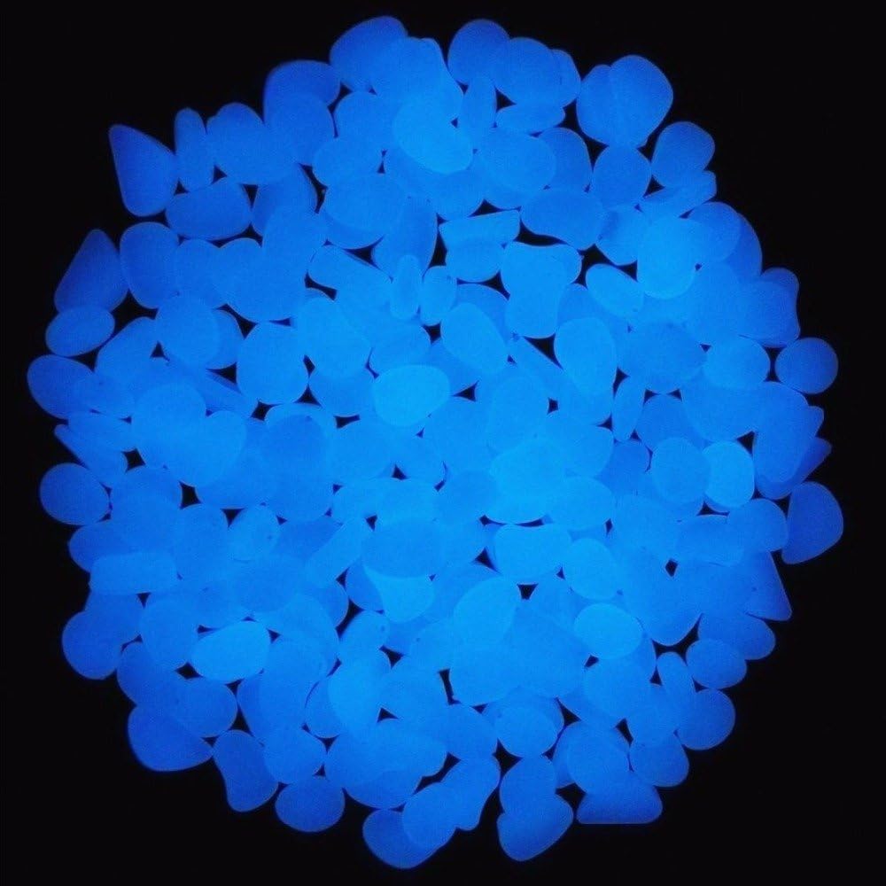 Fish Tank Rocks Glow Blue Pebb - Planted Aquarium Equipment ulasan dan harga