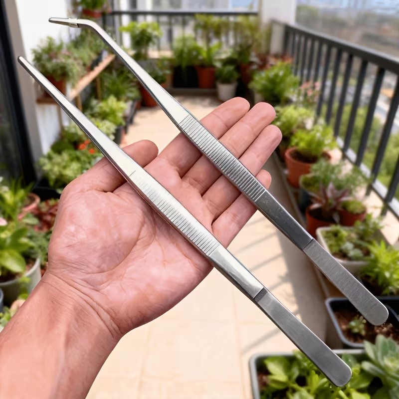 2pcs 20cm Stainless Steel Twee - Planted Aquarium Care ulasan dan harga