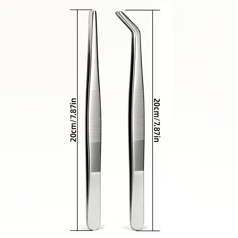 2pcs 20cm Stainless Steel Twee - Planted Aquarium Care ulasan dan harga