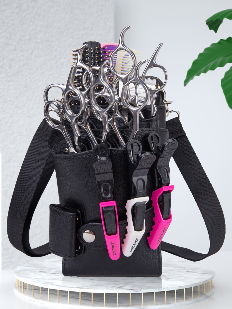 PU Leather Hair Scissor Bag Ha - Trimming Scissor Set ulasan dan harga