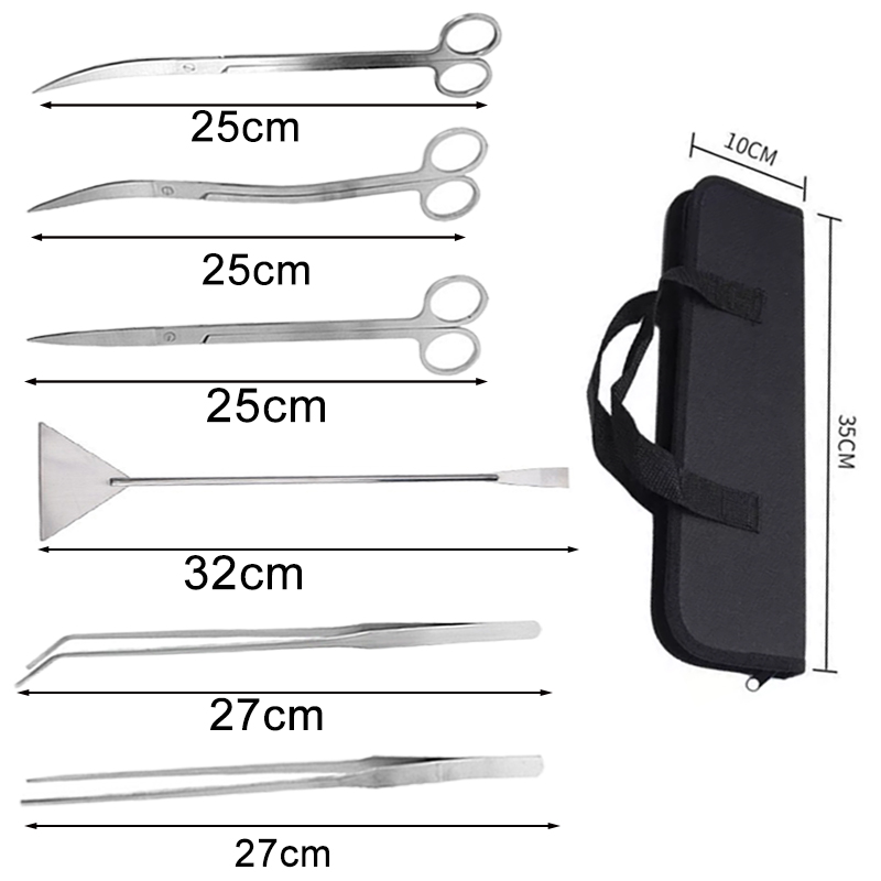 Aquarium Cleaning Tools Set Wa - Trimming Scissor Set ulasan dan harga