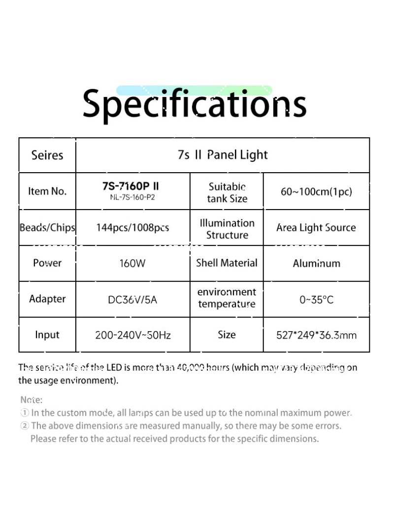 Aquarium LED Light 160W RGB Fu - Aquarium Plant Original ulasan dan harga